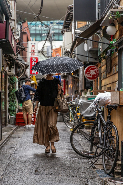 Polka Dots in the Rain