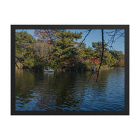 The Waiting Season — framed print, black frame