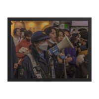 Protocol in the Chaos — framed print, black frame