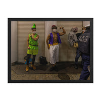 Neverland After Dark — framed print, black frame