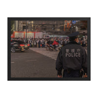 Metropolitan Watch — framed print, black frame