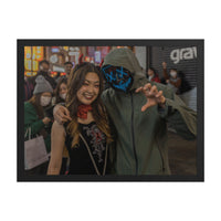 Electric Communion — framed print, black frame