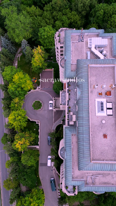 Glendon Campus Estate Rooftop and Forest Canopy - Top Down