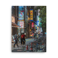 Neon Passage — gallery canvas