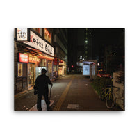 Walking Home Late — canvas