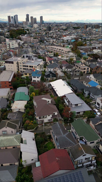 Tokyo Residential District Flight - 5K Drone Drift